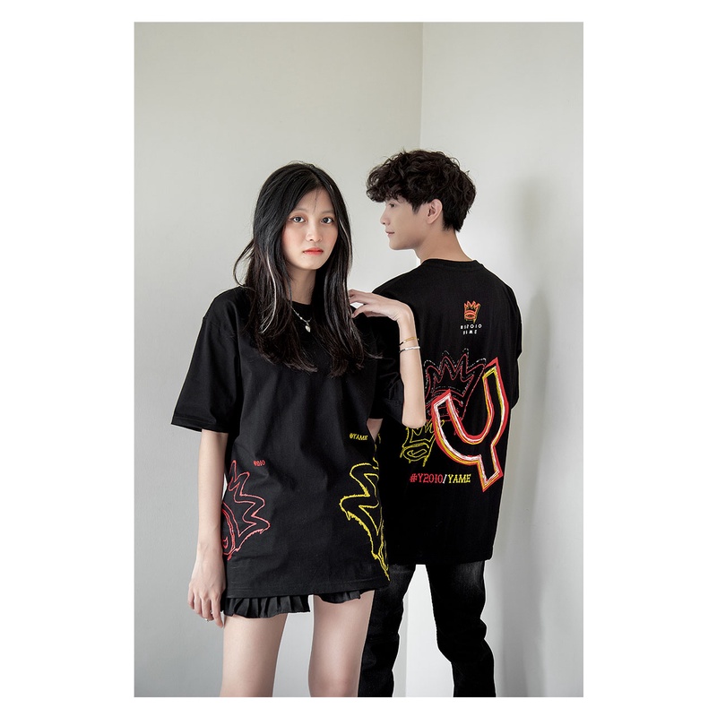 Áo Thun Thời Trang Nam Nữ Tay Ngắn Cổ Tròn Thương Hiệu Y2010 Nguyên Bản 18- Ver42 20662 |YaMe|