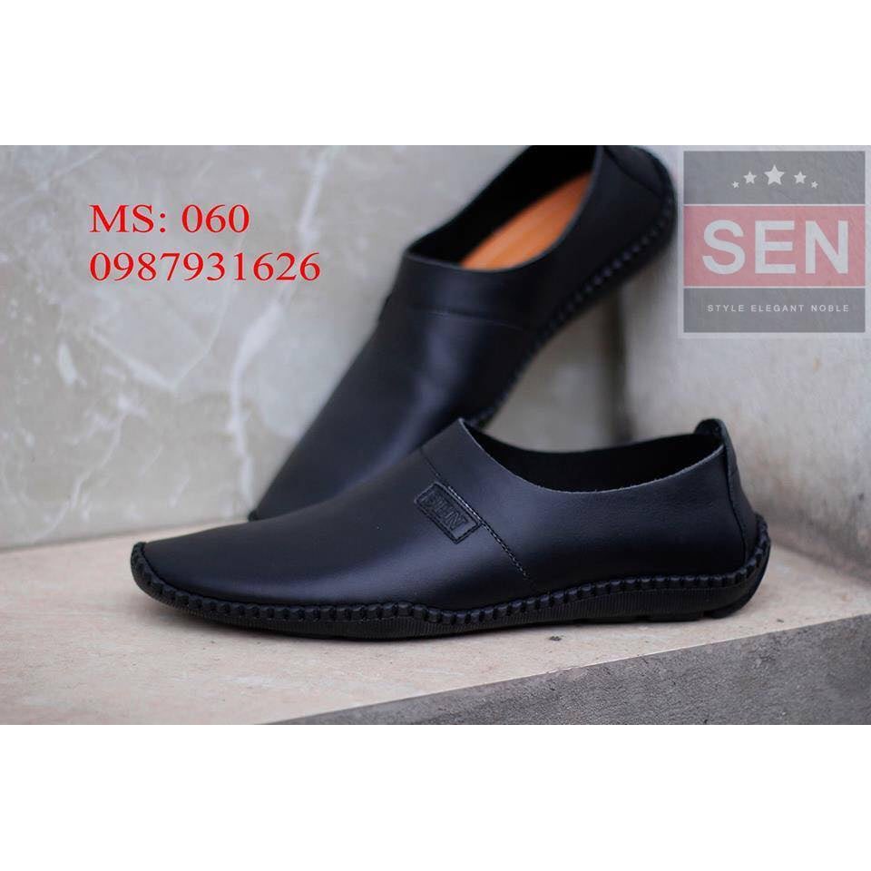 060 GIẦY LƯỜI DA BÒ HÀNG THIẾT KẾ TRẺ TRUNG