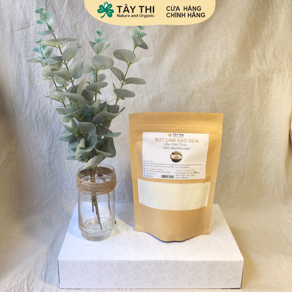100gr - 200gr bột cám gạo nguyên chất - Kiểm định TSL - Mỹ Phẩm Tây Thi Natural and Organic - Bột handmade