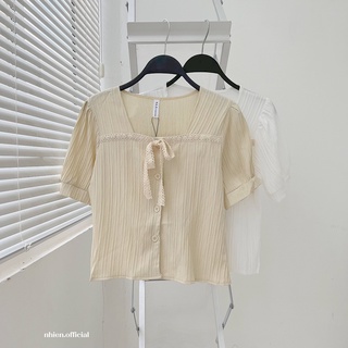 Áo nơ ngực kiểu nữ nhiennhienvintage BA128