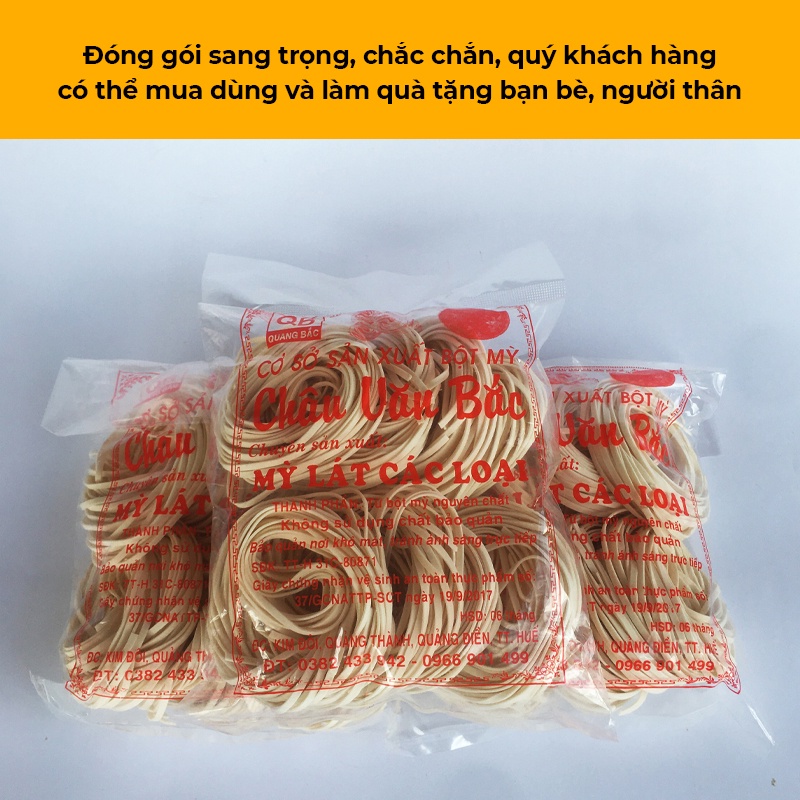 Bột mì lát khô đặc sản Huế làm quà đa dụng, thực phẩm chay chế biến sẵn ăn liền