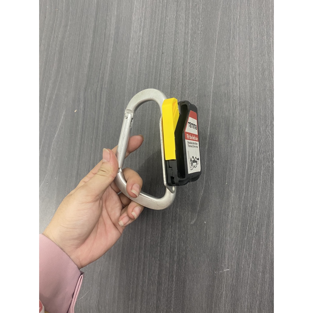 Móc đeo máy khoan, đeo búa nhôm Tajima có tặng kèm bát đeo