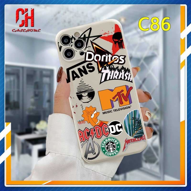 Ốp Điện Thoại Mềm Họa Tiết Graffiti Cho compatible for IPhone 11 12 13 PRO MAX 6 7 6S 8 Plus X XR XS MAX 11 12 13 mini Se 2020 6SPlus 7Plus 6Plus 8Plus XSMAX