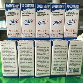 Dung dịch nhỏ mắt chó mèo -BIO-Gentadrop