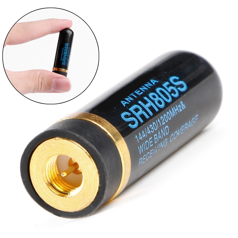 Ăng Ten Băng Tần Kép SRH805 4.5cm SMA-Male Cho Máy Bộ Đàm YAESU ICOM Ham Radio