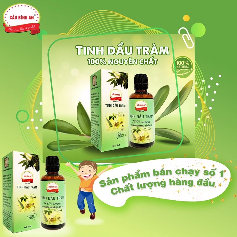 Tinh Dầu Tràm Huế Nguyên Chất Cầu Bình An