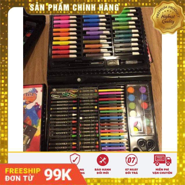 Hộp bút màu siêu to khổng lồ 150 chi tiết cao cấp - bảo hành 3 tháng