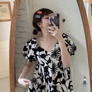 Đầm ngắn tay cổ chữ v thời trang cho nữ