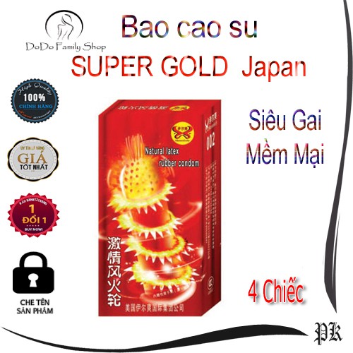 Bao cao su siêu gai Super Gai Nhật bản