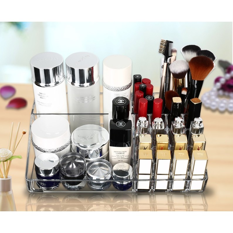 Khay đựng mỹ phẩm size lớn 21 ô