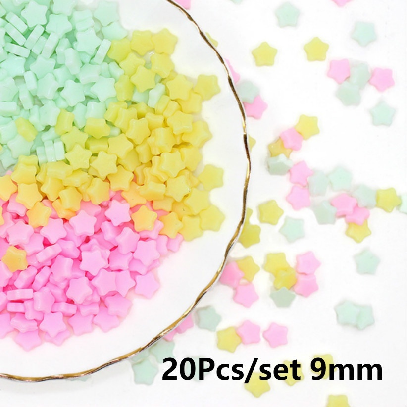 Set 20 ngôi sao 9mm dùng để trang trí điện thoại