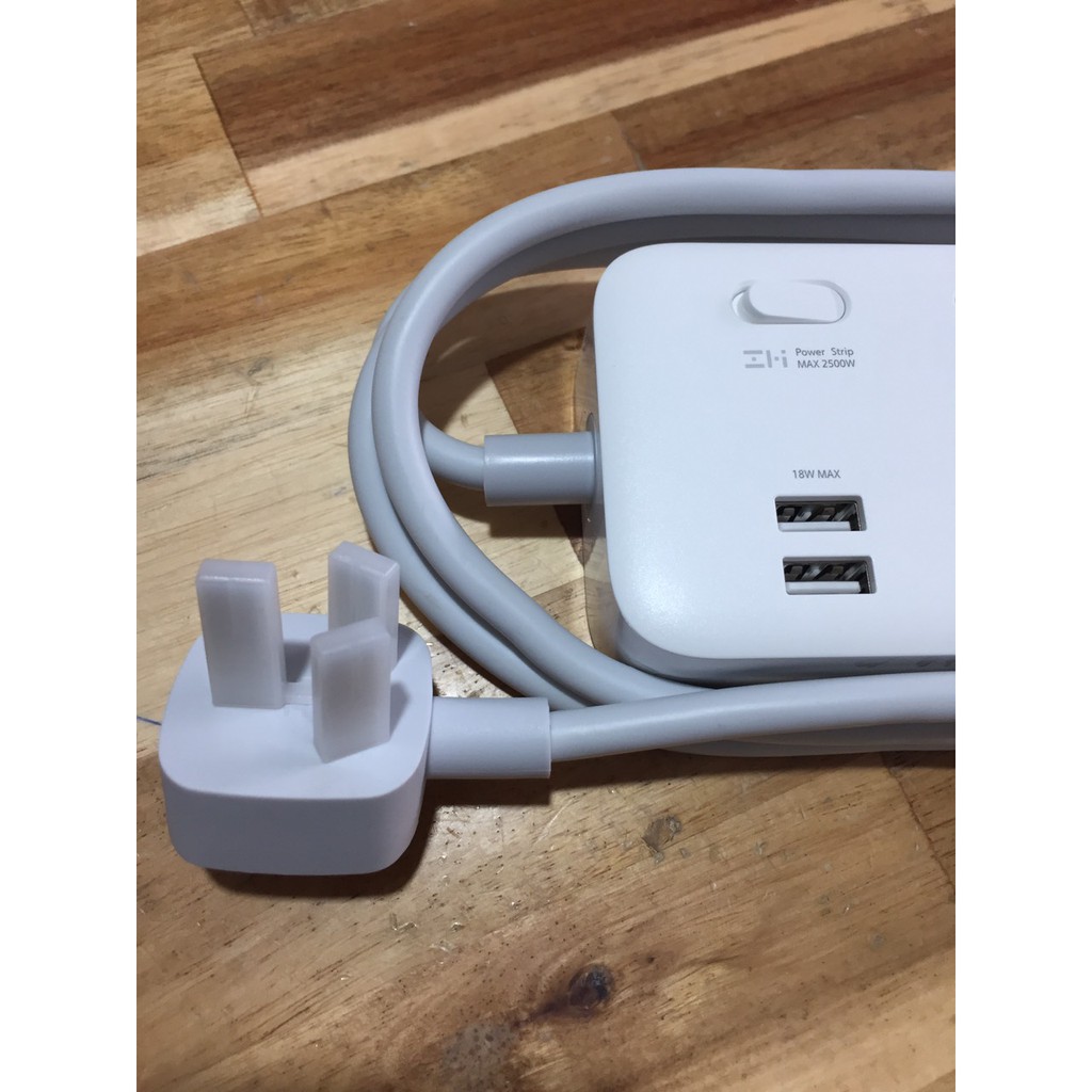 [2 USB+ 6 cổng cắm] Ổ căm đa năng Zmi CX05