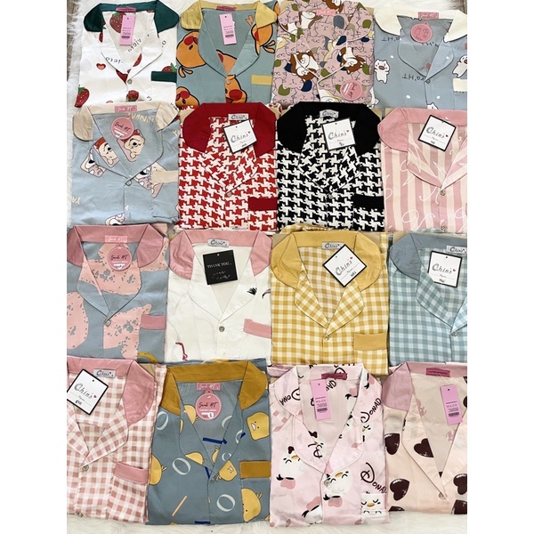 [VIDEO] Đồ Bộ Lụa Pijama Quần Lửng Họa Tiết Mới ☘️ Chất liệu Satin💚Đồ Ngủ Nữ | BigBuy360 - bigbuy360.vn