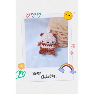 Móc khoá hình gấu Bear Handmade Keychain
