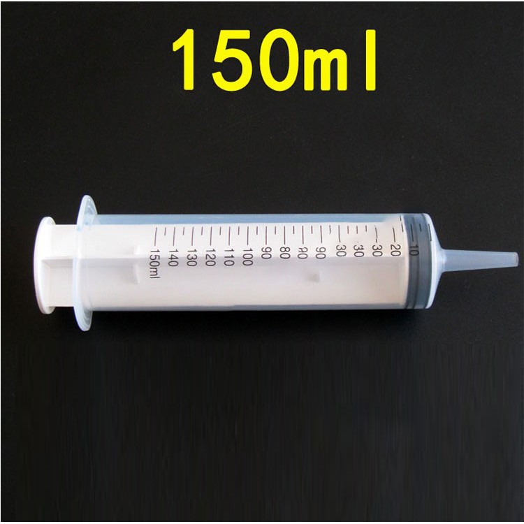 Xilanh - Ống tiêm bằng nhựa có các thể tích từ 5cc, 60cc, 80cc, 100cc, 150cc, 200cc, 250cc, 300cc, 350cc, 500cc