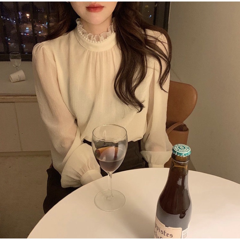 Áo voan đính hột sang chảnh phong cách HQ