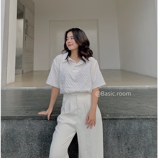 Áo polo ô vuông - Áo polo vải cotton cao cấp Basic.room