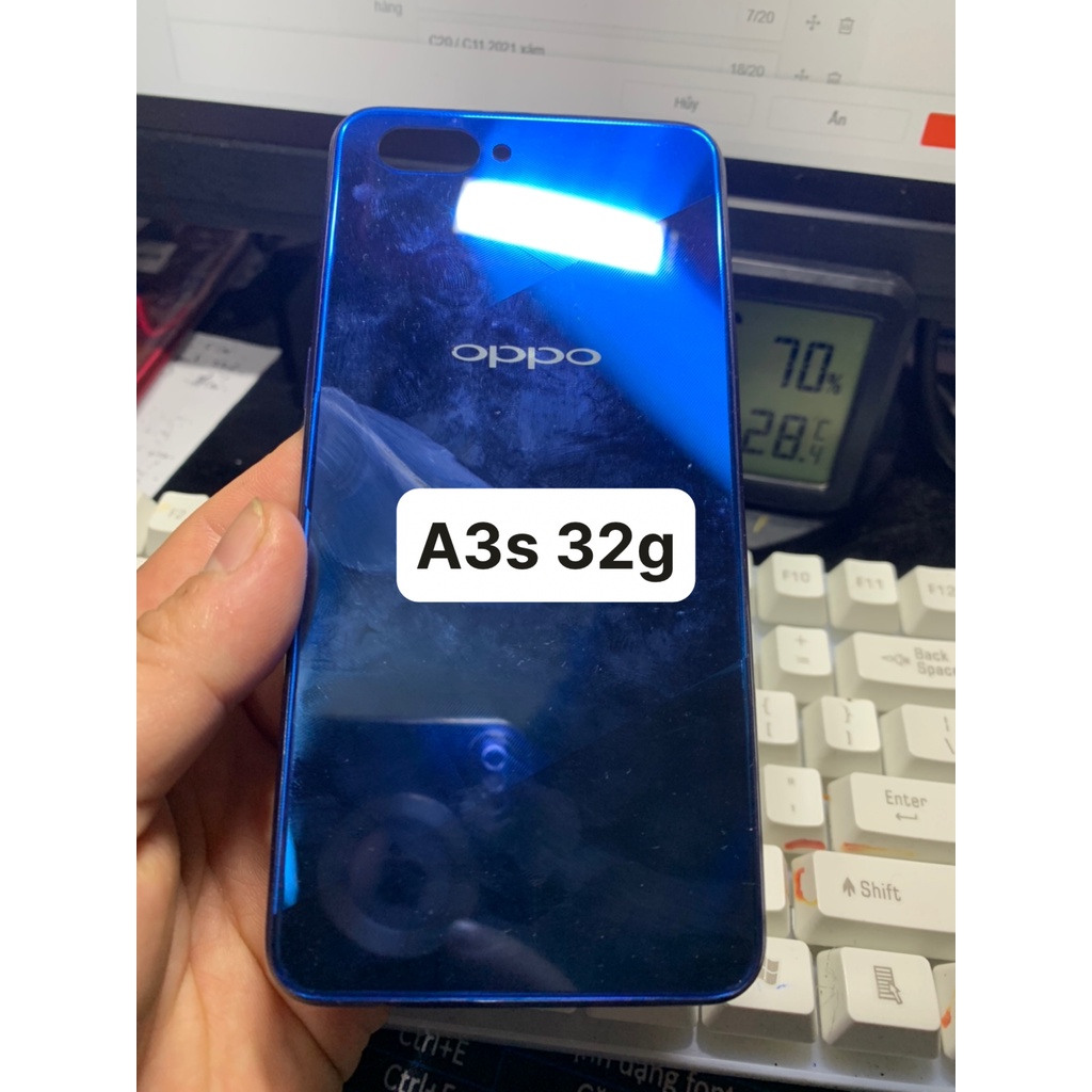 Hàng thanh lý: lưng vivo Y19 đen không phím, Lưng A3s 32G xanh Không phím ( Như ảnh )