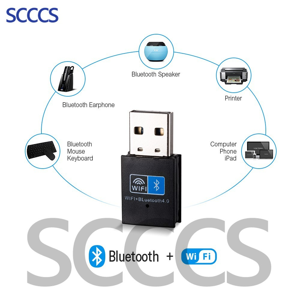 Usb Thu Phát Wifi Bluetooth 2 Trong 1 600mbps 2.4g | BigBuy360 - bigbuy360.vn