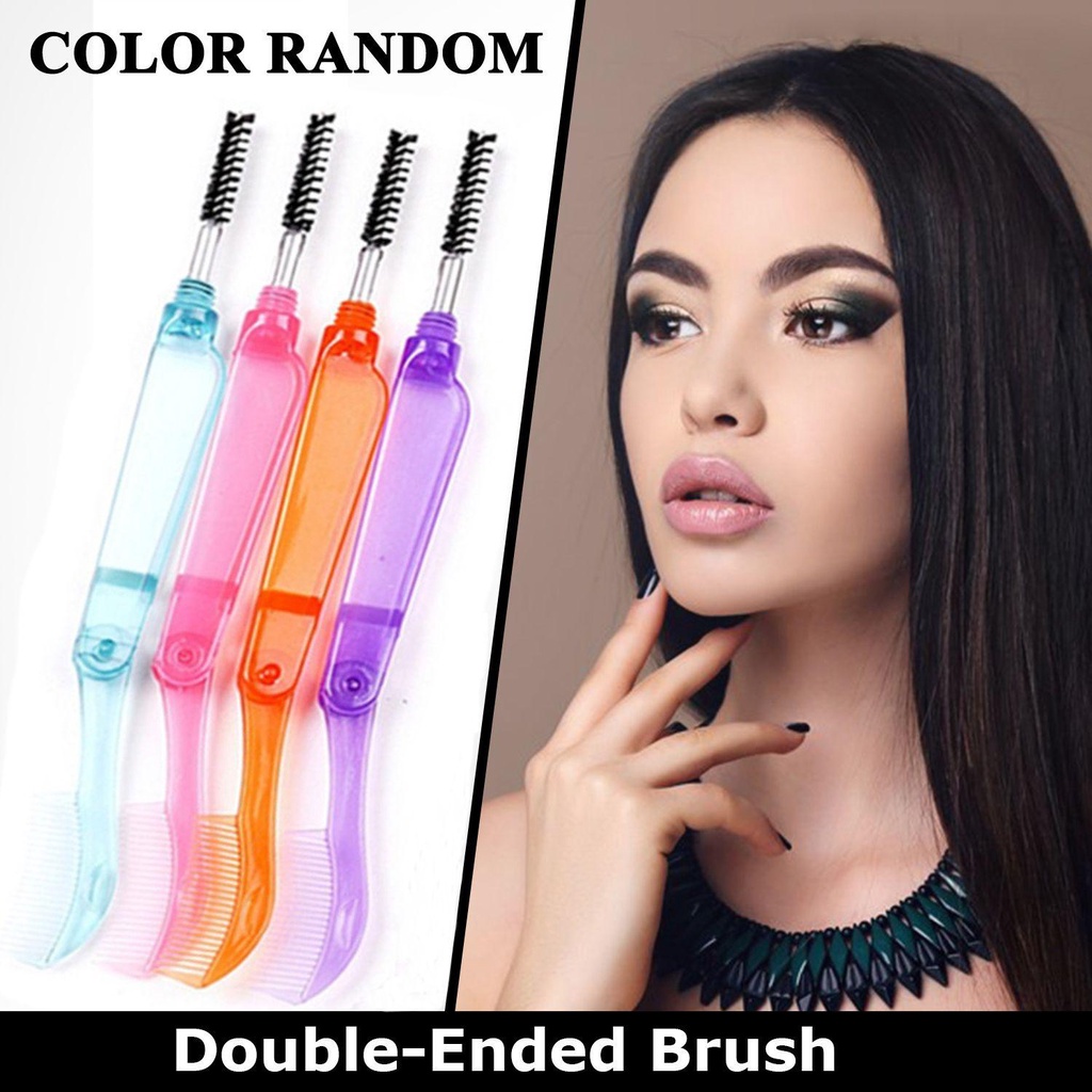 Lược Chải Lông Mi Sợi Nylon Thiết Kế Hai Đầu Tiện Dụng