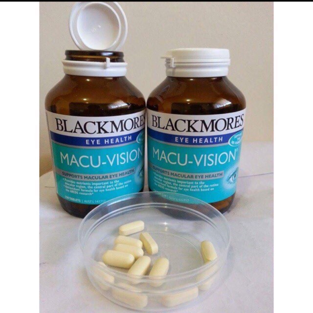 Viên Uống Bổ Mắt Blackmores Macu Vision Tăng Cường Thị Lực 150 Viên Úc