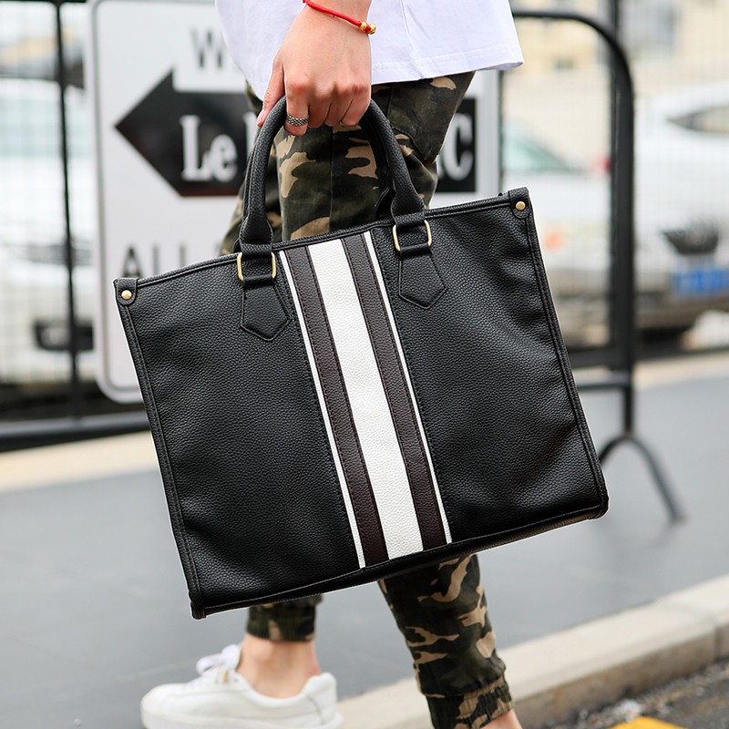 Túi xách da thật có dây đeo chéo dùng trong công sở