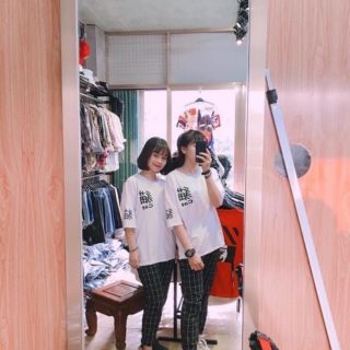 Quần baggy kẻ caro HS