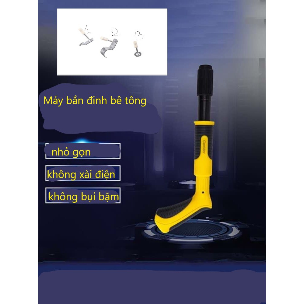máy bắn đinh new bê tông+ tặng kèm 100 con ty