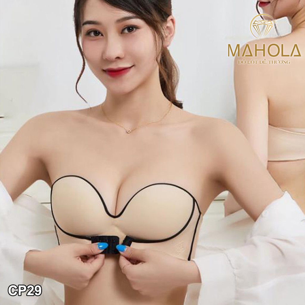Áo ngực không dây có có đai nâng đẩy tạo khe_Mahola_CP29