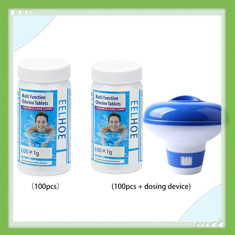 Set 100 Viên Nén Clo Làm Sạch Bể Bơi
