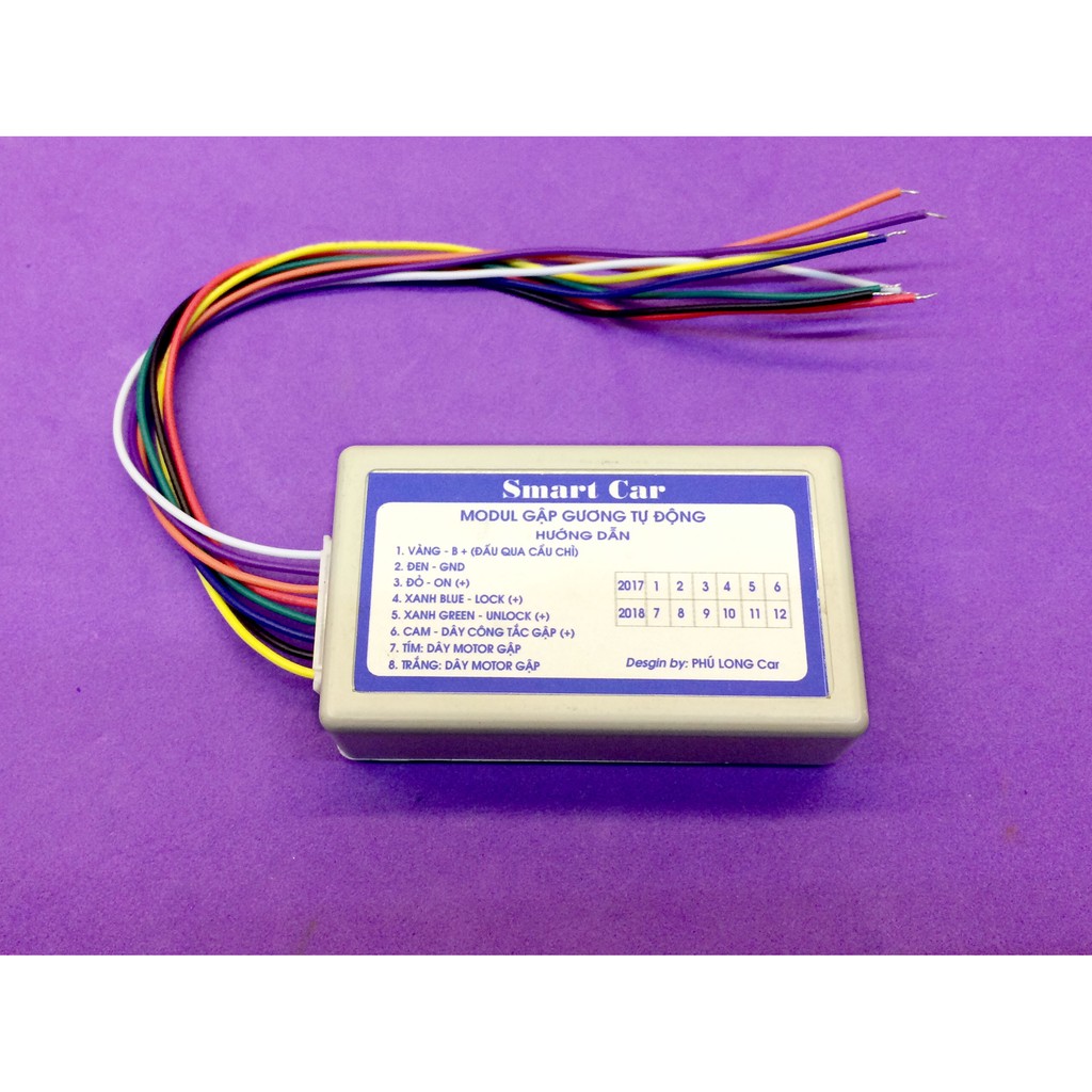 Module gập gương ô tô tự động