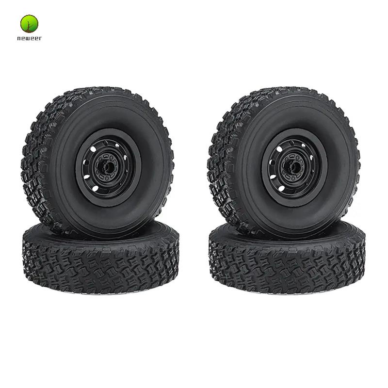 Bộ 4 Bánh Xe Thay Thế Cho Xe Điều Khiển Từ Xa MN D90 D91 D99 MN99S WPL C14 C24 C34 C44