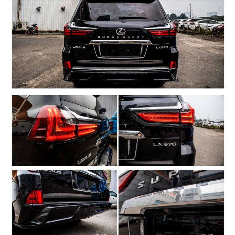 Decal tem chữ Lexus / LX470 / LX570 dán đuôi xe ô tô