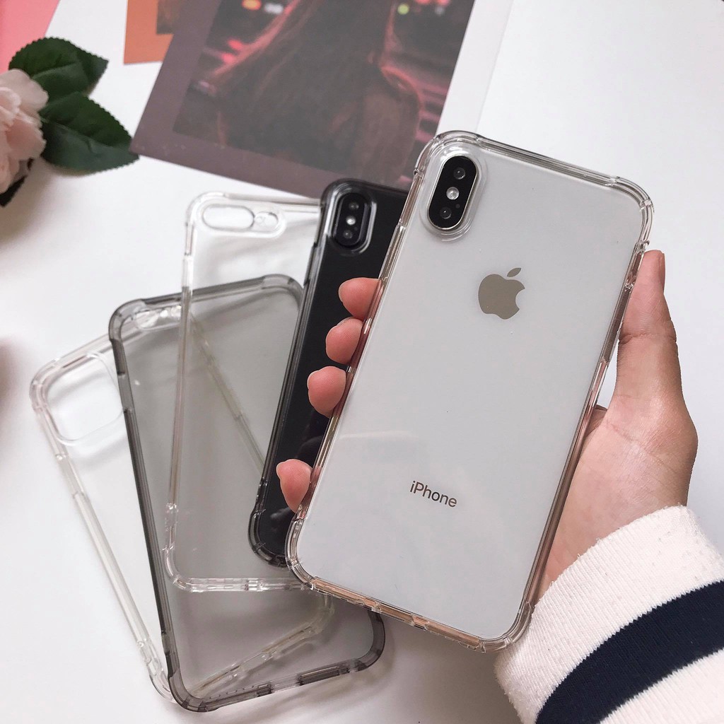 Ốp chống va đập trong suốt cao cấp iPhone 6 6s 6 plus 7 8 7 Plus 8 Plus X Xs Xr XsMax iPhone 11 11 Pro 11 Promax | BigBuy360 - bigbuy360.vn