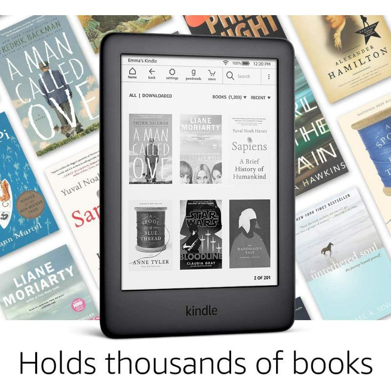 Máy đọc sách New Kindle 10th Generation 8GB wifi 167ppi tích hợp đèn nền, màu đen (Hàng chính hãng) | BigBuy360 - bigbuy360.vn