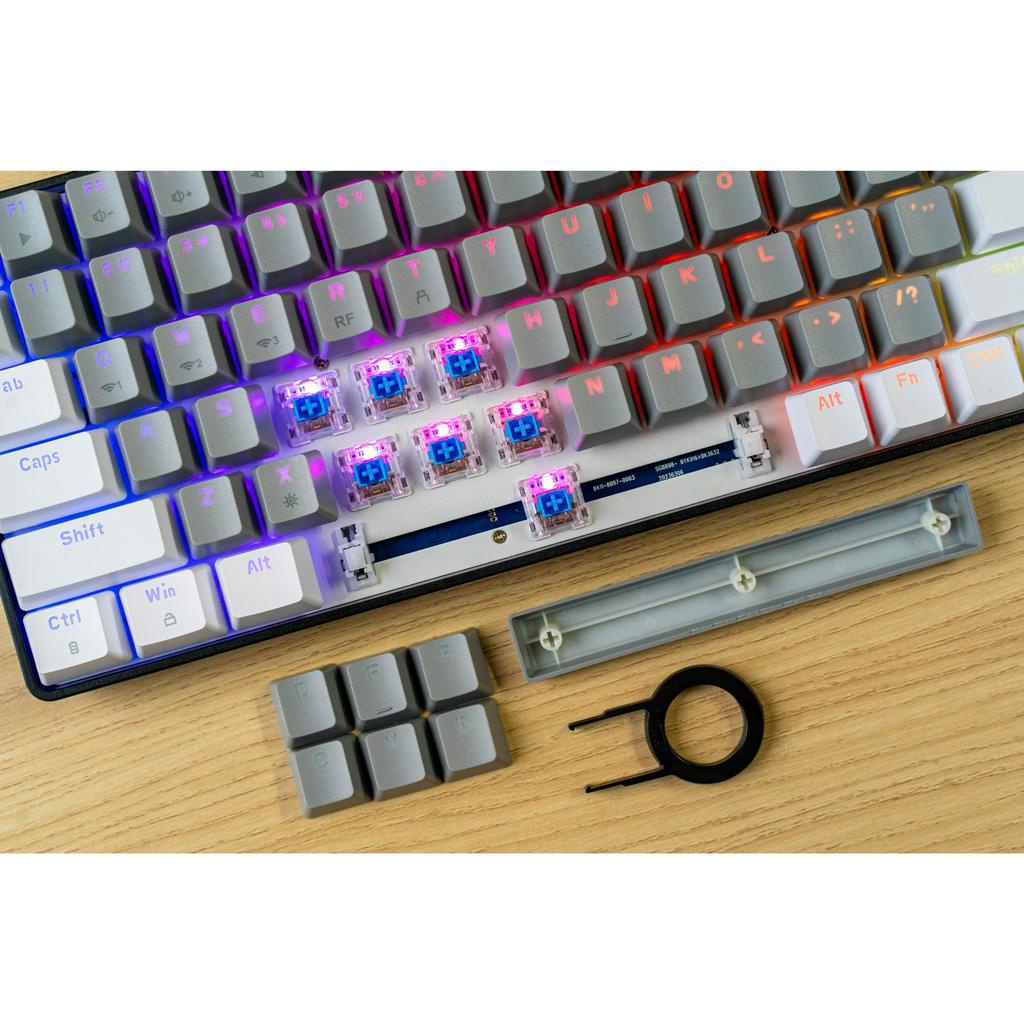 Bàn phím cơ chơi game E-Dra EK384 Triple Mode - Beta led RGB