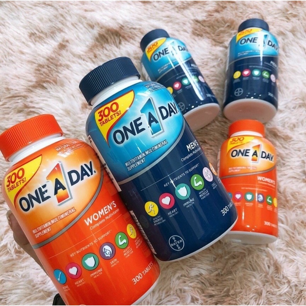 Viên Uống One A Day Multivitamin tổng hợp cho nam/nữ