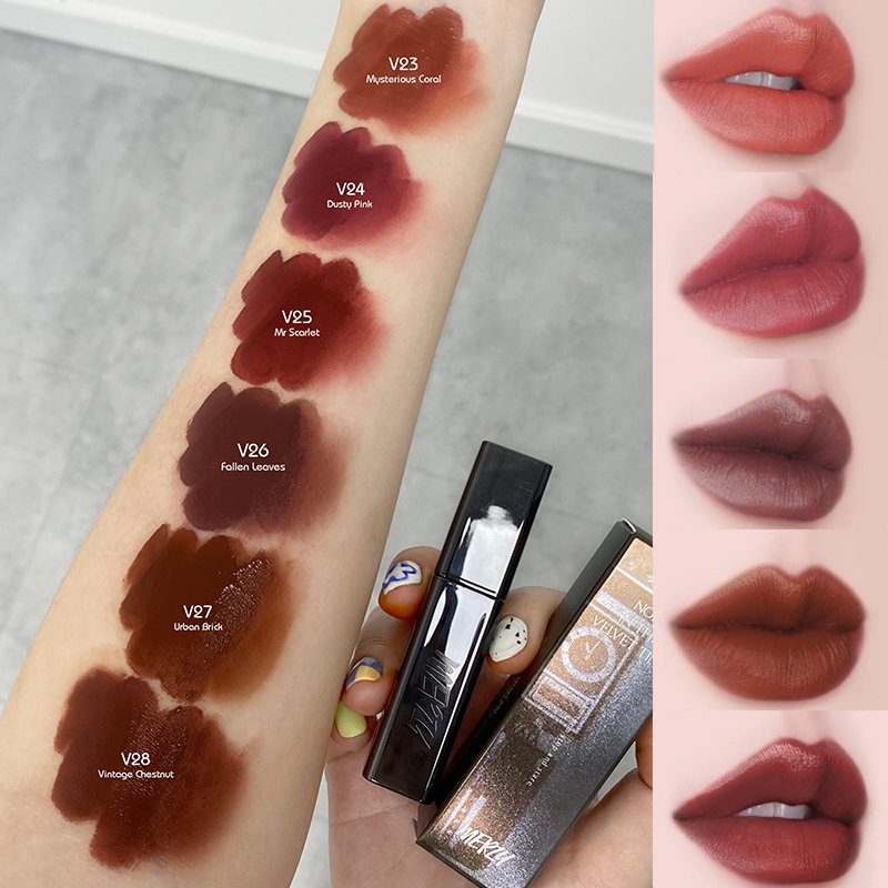 Son Merzy The First Velvet Tint   Son kem lì bền màu, lâu trôi Hàn Quốc Merzy Mellow Tint 4g