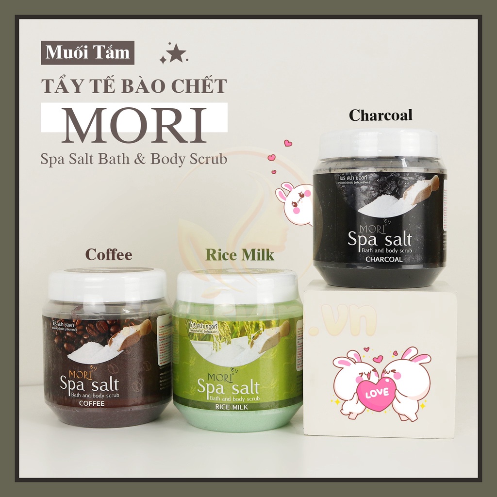 Muối Tắm Tẩy Tế Bào Chết Mori Spa Salt Bath & Body Scrub 700g