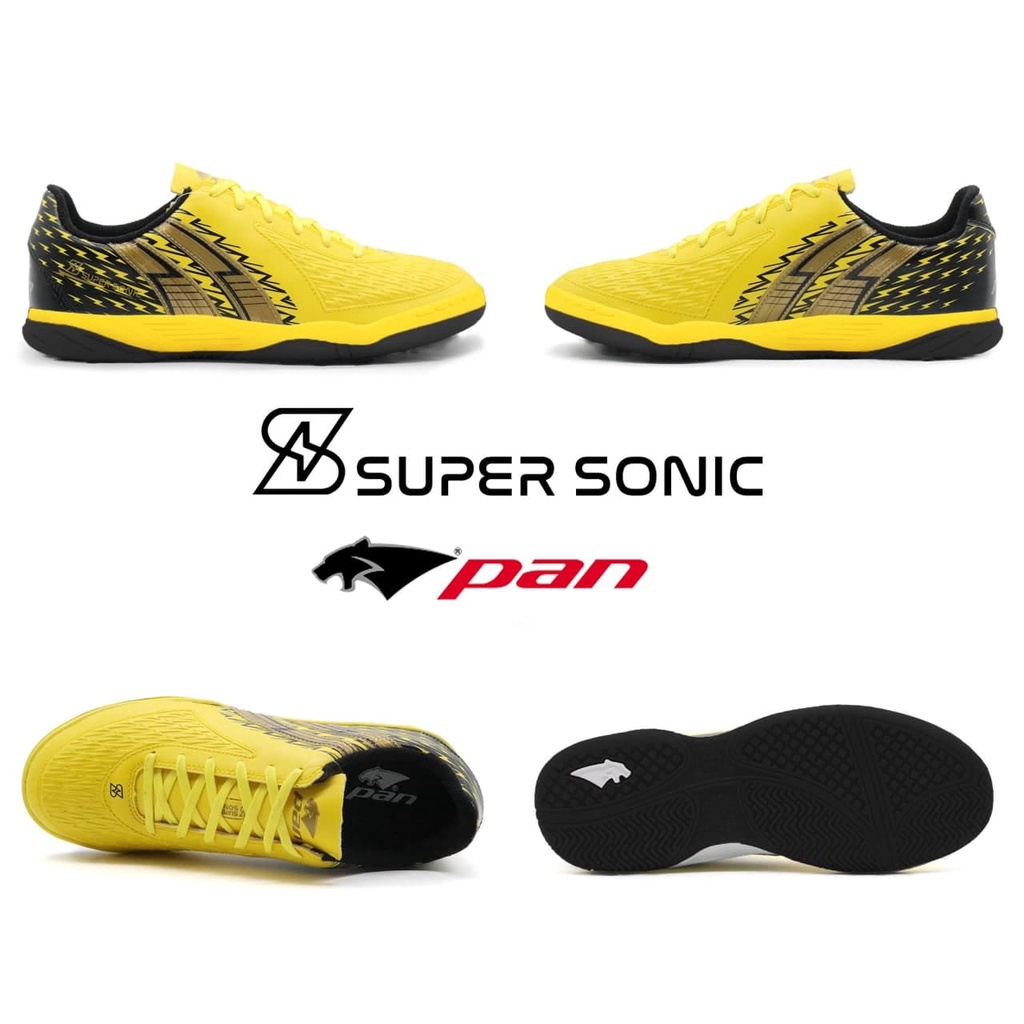 Giày thể thao, Giày bóng đá đế bằng Pan Super Sonic 2022 IC - Dungcusport , mẫu mới năm 2022