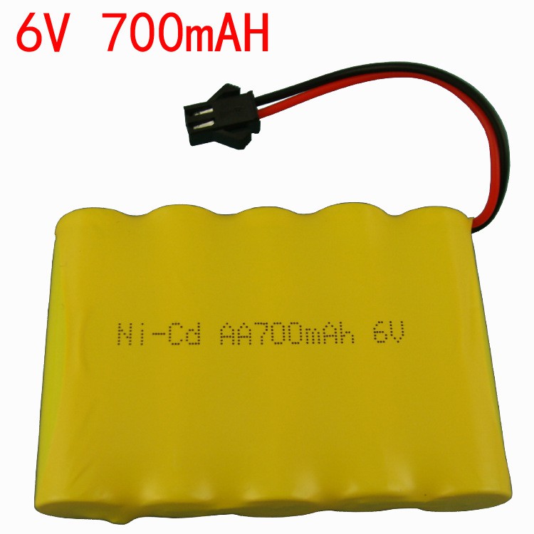 Pin 6v dung lượng 700mAh dùng cho xe điều khiển cổng nối SM