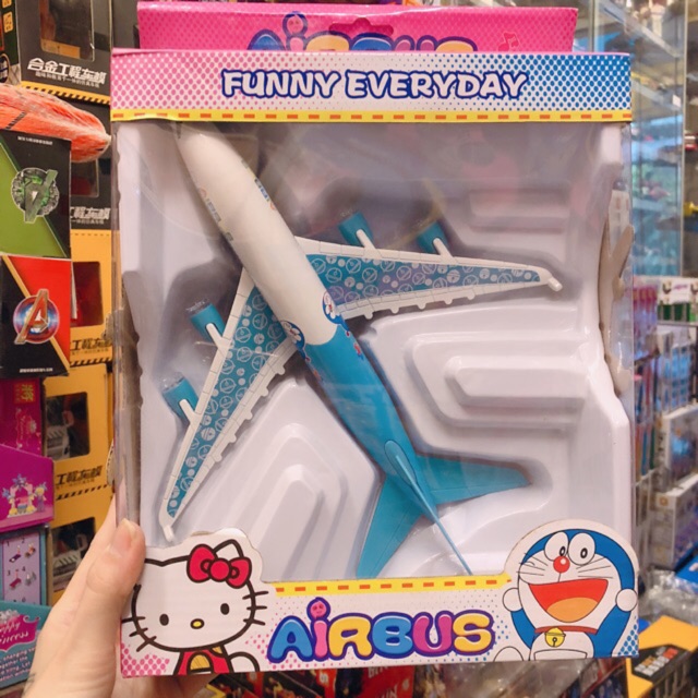 ✈️✈️ Mô hình Máy Bay Airbus A320 DORAEMON ~ HELLO KITTY cực đẹp( 22cm ) ✈️✈️