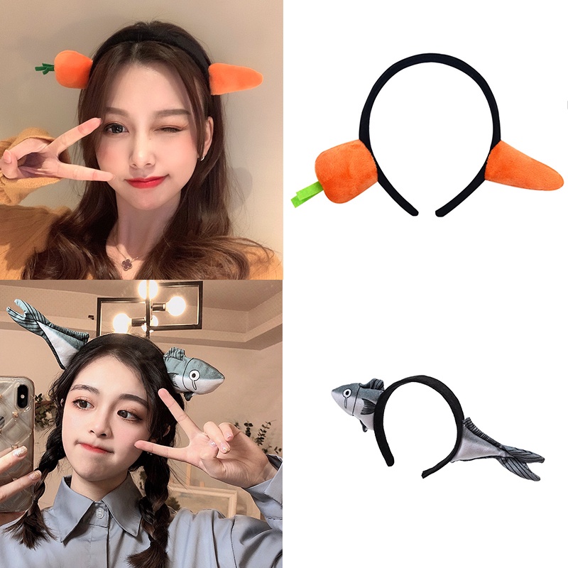Băng đô cài tóc hình hoạt hình đáng yêu thời trang Hàn Quốc