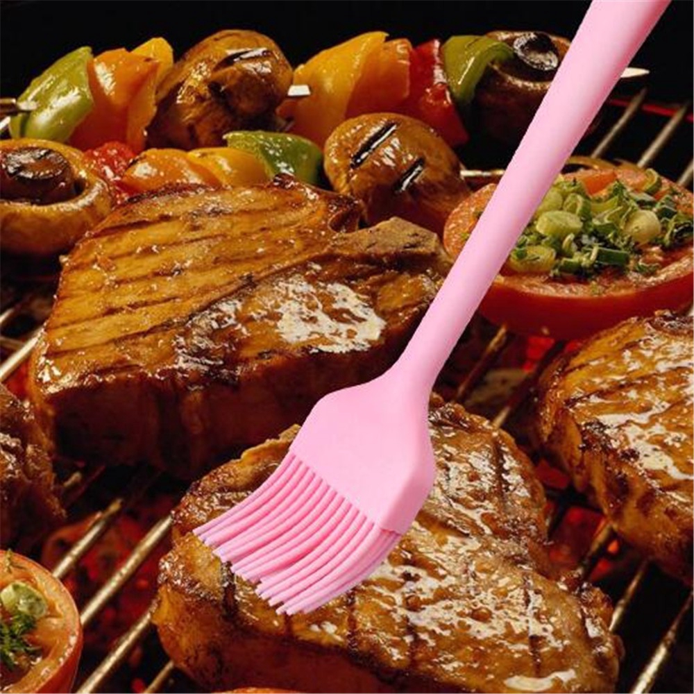 Cọ quét dầu nướng BBQ bán thấm cỡ nhỏ bằng silicon