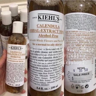 Toner hoa cúc Kiehl’s 250ml hàng Mỹ gửi air