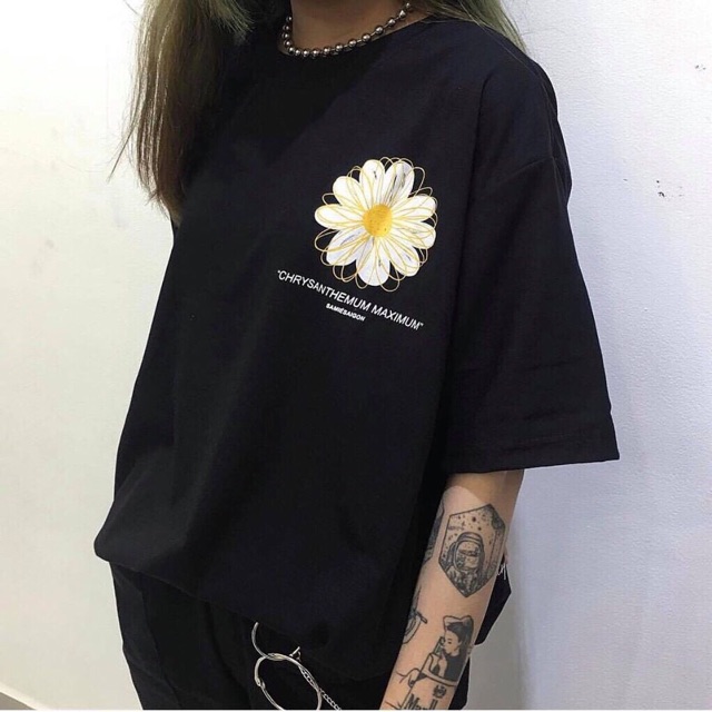 FREESHIP 50K - Áo Thun Nam Nữ Unisex Nam, Nữ Hoa Cúc