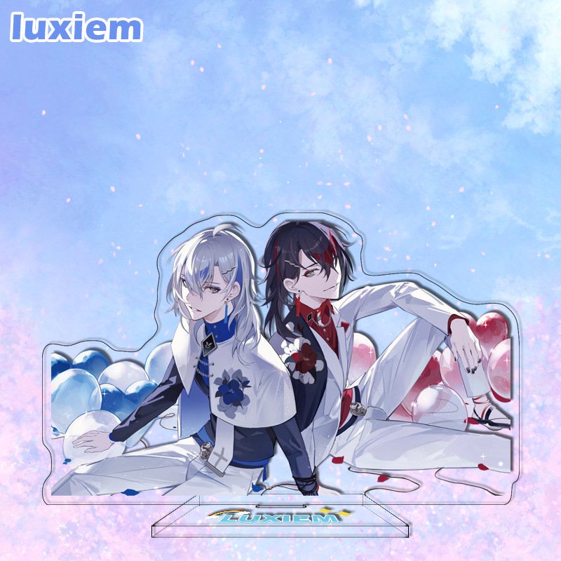 Standee LUXIEM mô hình Vtuber Nijisanji tượng acrylic anime game mica chibi trưng bày