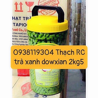 Thạch rau câu matcha 2kg5 dowxian