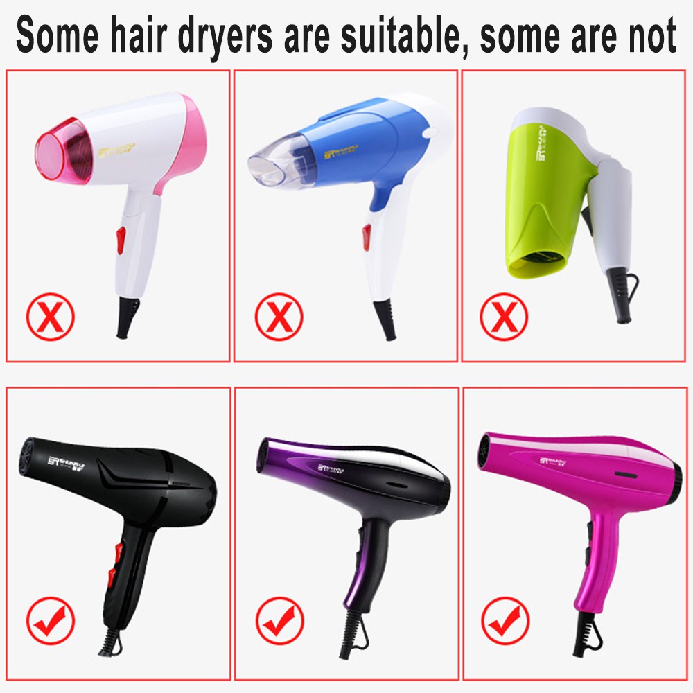 Đầu Gắn Máy Sấy Tóc Màu Đen Chuyên Dụng Cho Salon