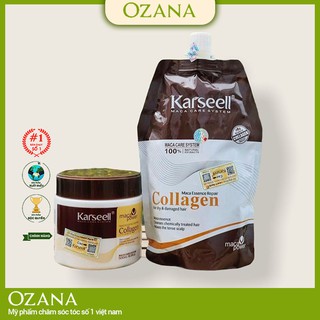 (CHÍNH HÃNG) DẦU HẤP TÓC COLLAGEN KARSEELL MACA SIÊU MỀM MƯỢT TÓC 500ML CT27